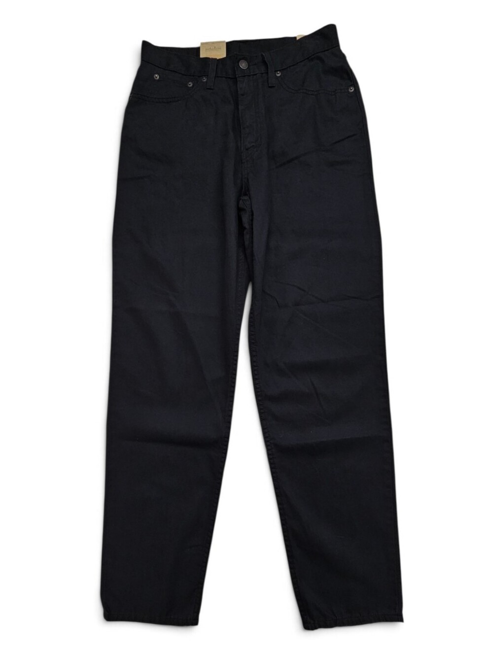 Levi's High Waisted Mom Jeans in Black Cotton and Hemp Size 30 NWT - Picture 4 of 13